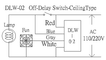 DLW-02 浴廁延遲開關