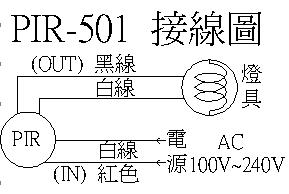 PIR-501 大鏡片感應器